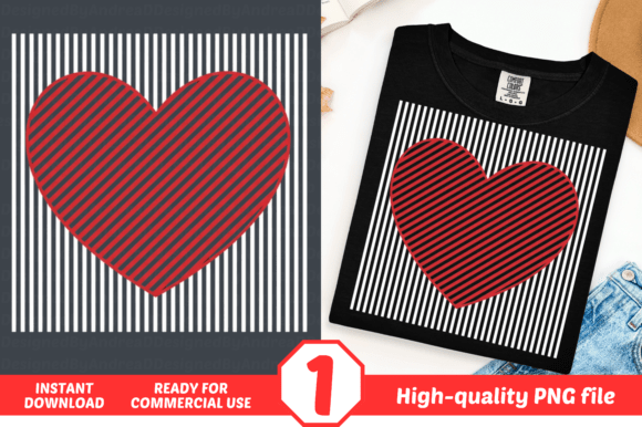 Elevate Designs with Heart Red PNG