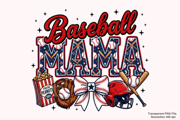 Elevating Game Day Style with the Ultimate Baseball Mama PNG