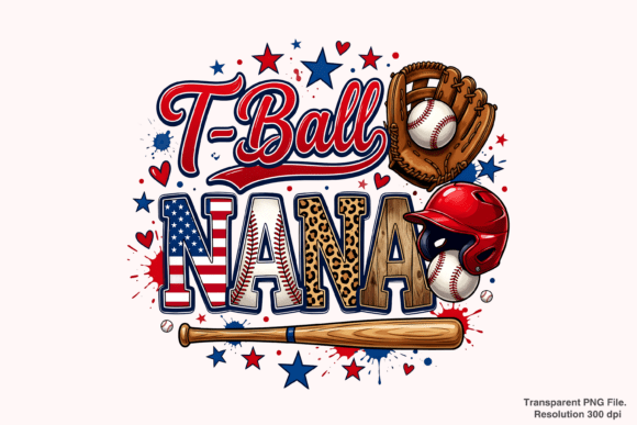 Evaluating T-ball Nana PNG and Baseball PNG Assets for Custom Apparel and Decor Projects