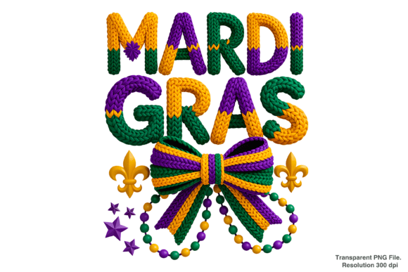 Evaluating the Mardi Gras Sublimation PNG for Professional and DIY Projects