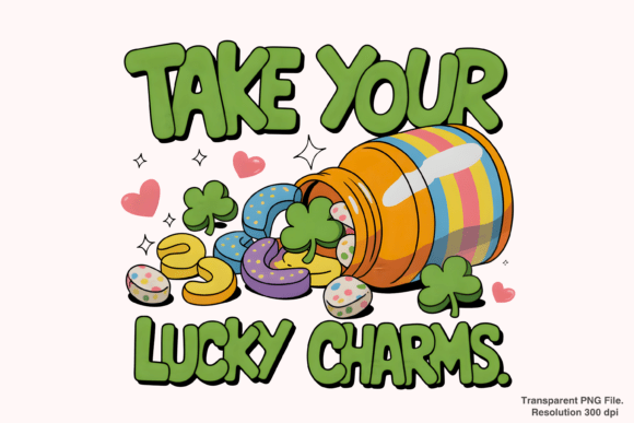 Maximizing Design Potential with Take Your Lucky Charms and Nurse PNG Assets