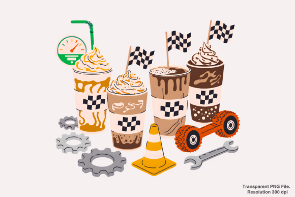Maximizing Your Designs with a High-Quality Racing Coffee PNG