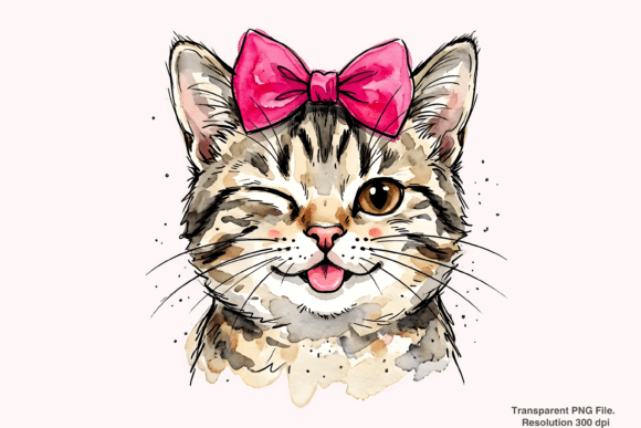 Unleashing Creativity with a Premium Watercolor Cat PNG for Your Next Project